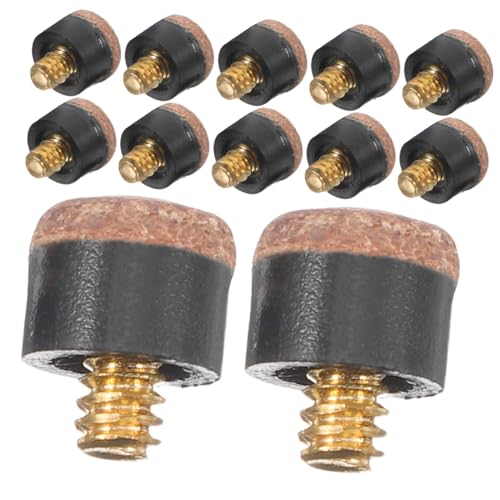 WHAMVOX 25pcs Snooker Tips Replacement Kit for Pool Cues Easy to Install Compatible with Snooker and Pool Sticks Enhances Ball Control and Shot Precision