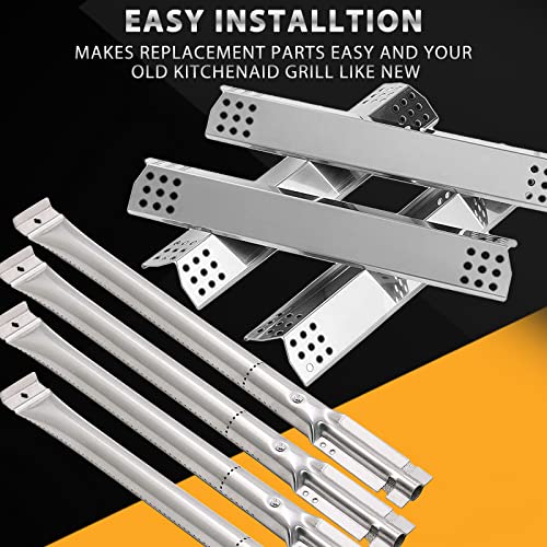 Replacement Parts For Kitchenaid 720-0745B 720-0745 720-0733A 720-0745A 720-0733 Grill Parts For Jennair Grill Parts 720-0720, Replacement 720-0745B Grill Burner Heat Plate Shield Igniter Electrode #TOP2