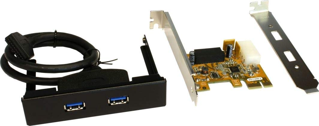 Adaptateur USB PCIe USB 3.0 Exsys EX-11099-2 carte d'extension interne - 2