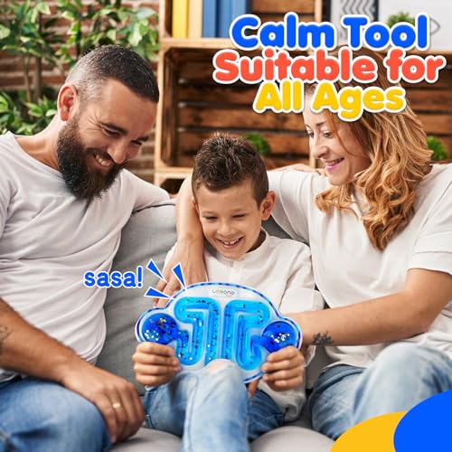 Fidget Autism Sensory Toys for Kids: Squishy Toys Sensory Tube Filled Goo, Glitter, Calming Tools for Autistic Toddlers Children Special Needs, Classroom Prizes, Goodie Bags Stocking Stuffers