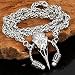 Produktbild King Chain Necklace Norse, Raven Skull Thor's Hammer Bracelet Beard Beads Metal Pendant, Women Men Scandinavians Symbol Talisman,Twisted,60 cm