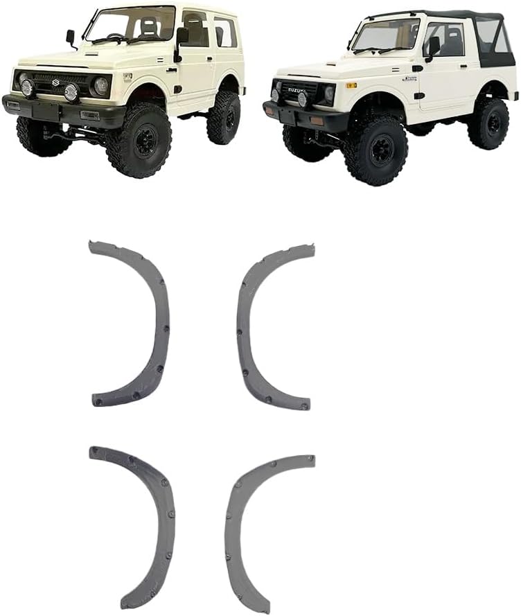 WPL Over Fender Half-Type (6mm) [C74 C74-1 Jimny Exclusive] RS Product 3D Printed Original Custom Parts Suzuki JA11 Off-Road RC Car 4WD Authentic Outdoor Military Army Style Toy C74-JM02