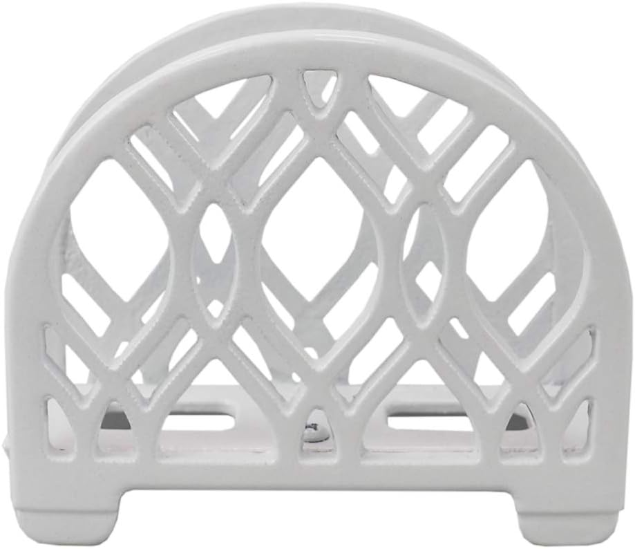 Amazing 🔥 Home Basics NH37367 Napkin Holder, 5.5'' x 2'' x 4.75'', White