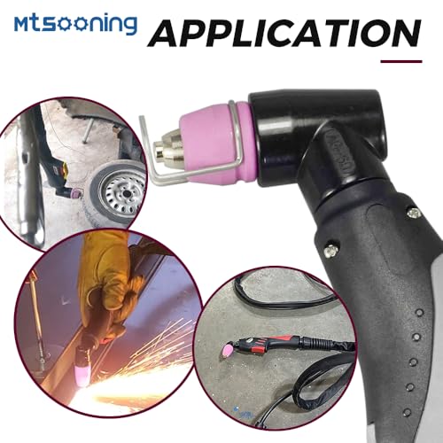 Mtsooning 100PCS SG-55 AG-60 WSD-60 Plasma Cutter Cutting Torch Tip Nozzles Consumables Kit Replacement for STC750P Plasma Cutter WSD60 Plasma Torch