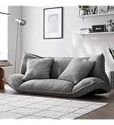 Amazon｜RASIK ソファーベッド リクライニング 2人掛け ライトグレー