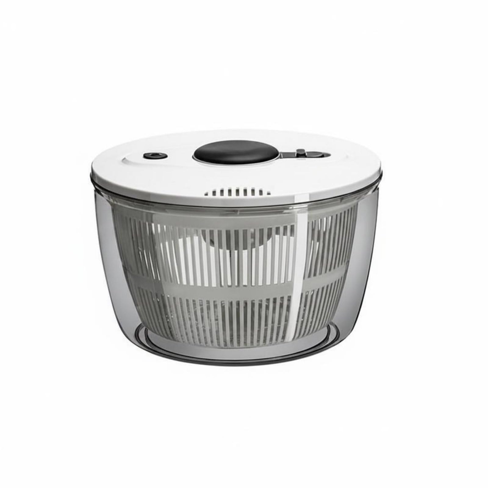 Quick Draining Manual Salad Dryer Easy to Clean Push Pump Salad Dryer Large Capacity Lettuce Dryer Single-Press Stop Button, White, S | Home & Garden | Kitchen Dining & Bar-image-22
