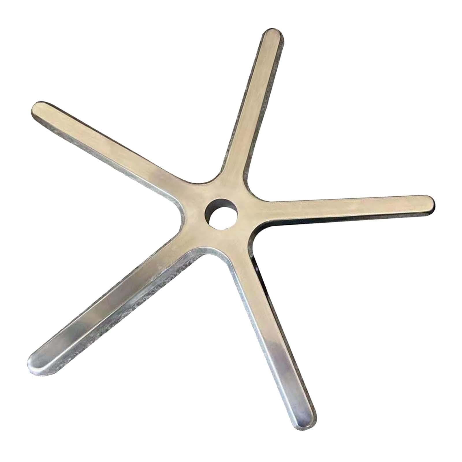 Office Chair Base Replacements 27.6inch Aluminum Alloy Heavy Duty Accessory Silvery-image-16