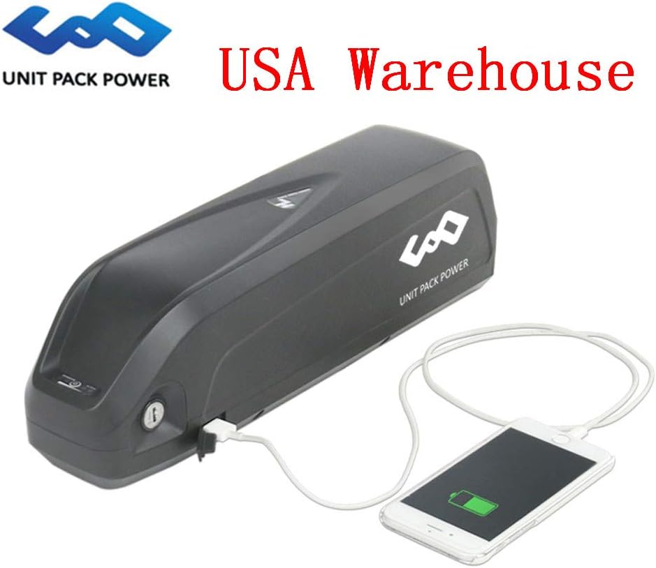 GoodPoint Art Hailong E-Bike Battery Lithium 48V 14.5AH/17.5AH with Charger and USB (USA Warehouse) (48V 17.5AH-Samsung Cells)