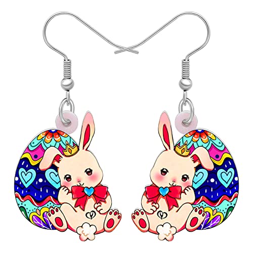 Boucles d'oreilles panier de Pâques avec pendentif épingle au design charmant