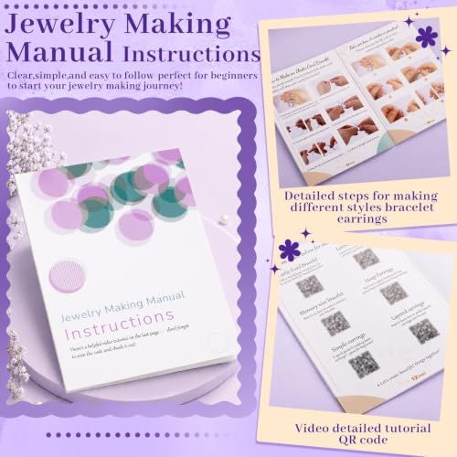 Image of Wurosi Jewelry Making Supplies Kit, Bracelet Making Kit for Adult
