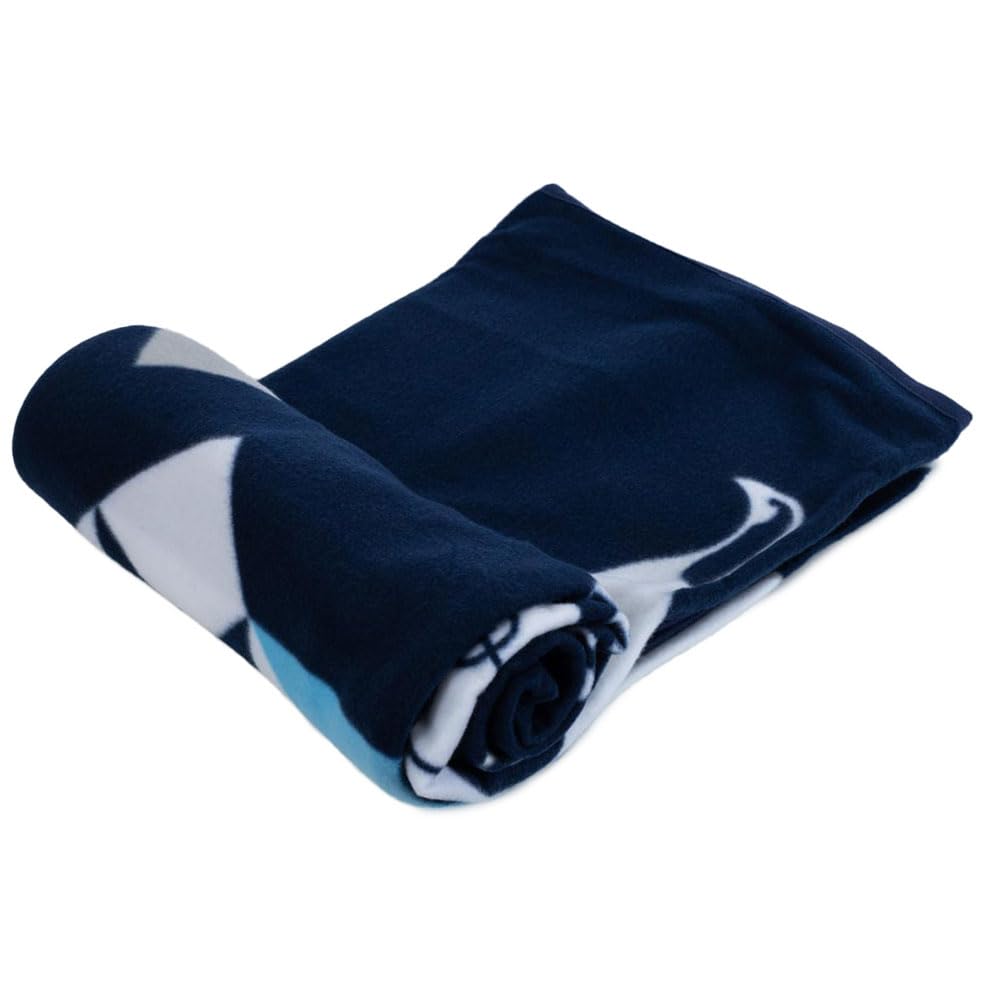 Foco Navy Blue Officially Licensed Tottenham Hotspur Football Particle Fleece Blanket