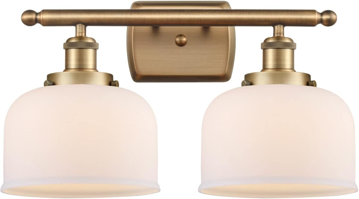 Innovations 916-2W-BB-G71-LED Transitional LED Bath Vanity from Ballston Collection in Brass Finish,