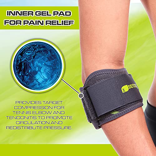 Reviews for SENTEQ Elbow Brace for Tendonitis Pain Relief Forearm