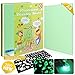 Kid Light Drawing Pad, Doodle Board Drawing Tablet Luminescent Board Glow in Dark Fluorescent Writing Tablet Developing Drawing Educational and Learning Toy Over 3 Years Old (Yellow, A4)