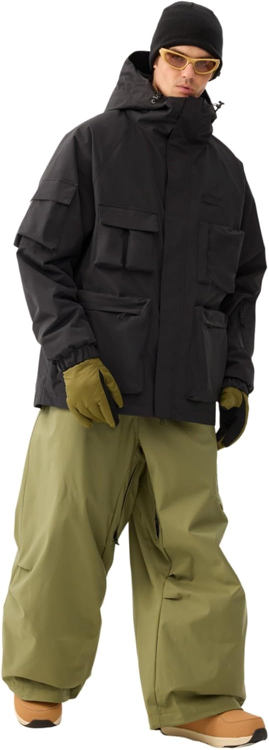 GSOU SNOW Snowboard Jacket Men Ski Jackets Women Snow Jacket Snowboarding Coat Mountain Hooded Waterproof Windproof - Image 4