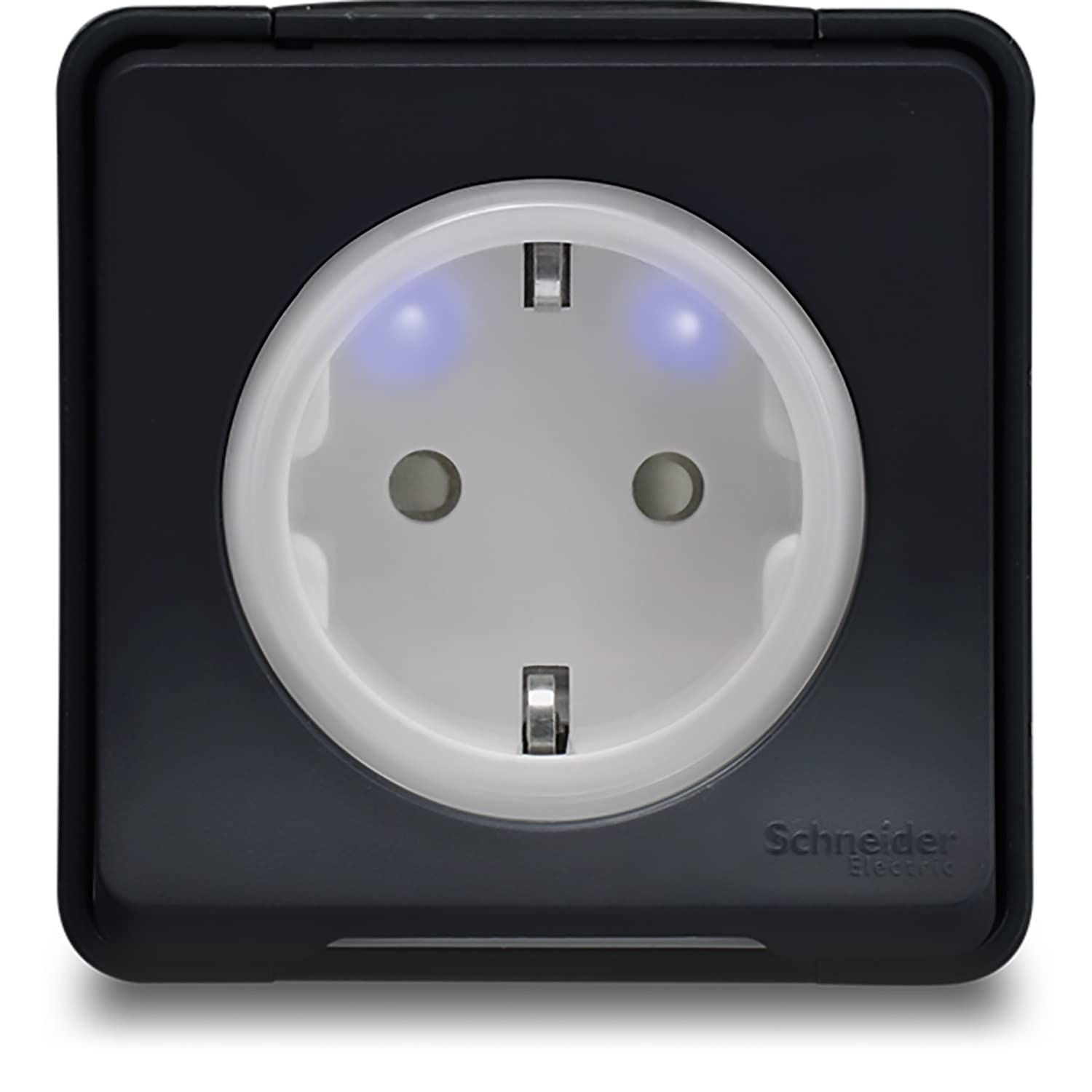 Schneider Electric Steckdose 3-fach – 2P, 16A, Einbau, Weiß, Für Innenbereich
