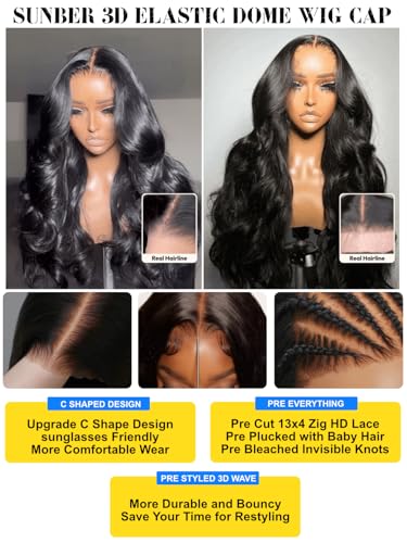Image of Sunber 13x4 Pre-Everything Wig With Loose Wave Face-Framing Layers 20inch