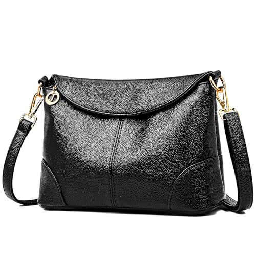 JUYANO Umhängetasche Damen Klein, Crossbody Bag Damen PU Leder mit...