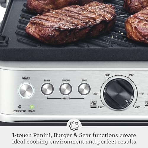 Breville BGR700BSS Sear and Press Grill, Brushed Stainless Steel by Breville - Image 4