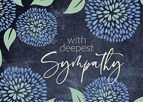 Ceo Cards - Sympathy Greeting Cards (Floral Designs), 5X7 Inches, 25 Cards & 26 White Envelopes (S2001) #TOP1