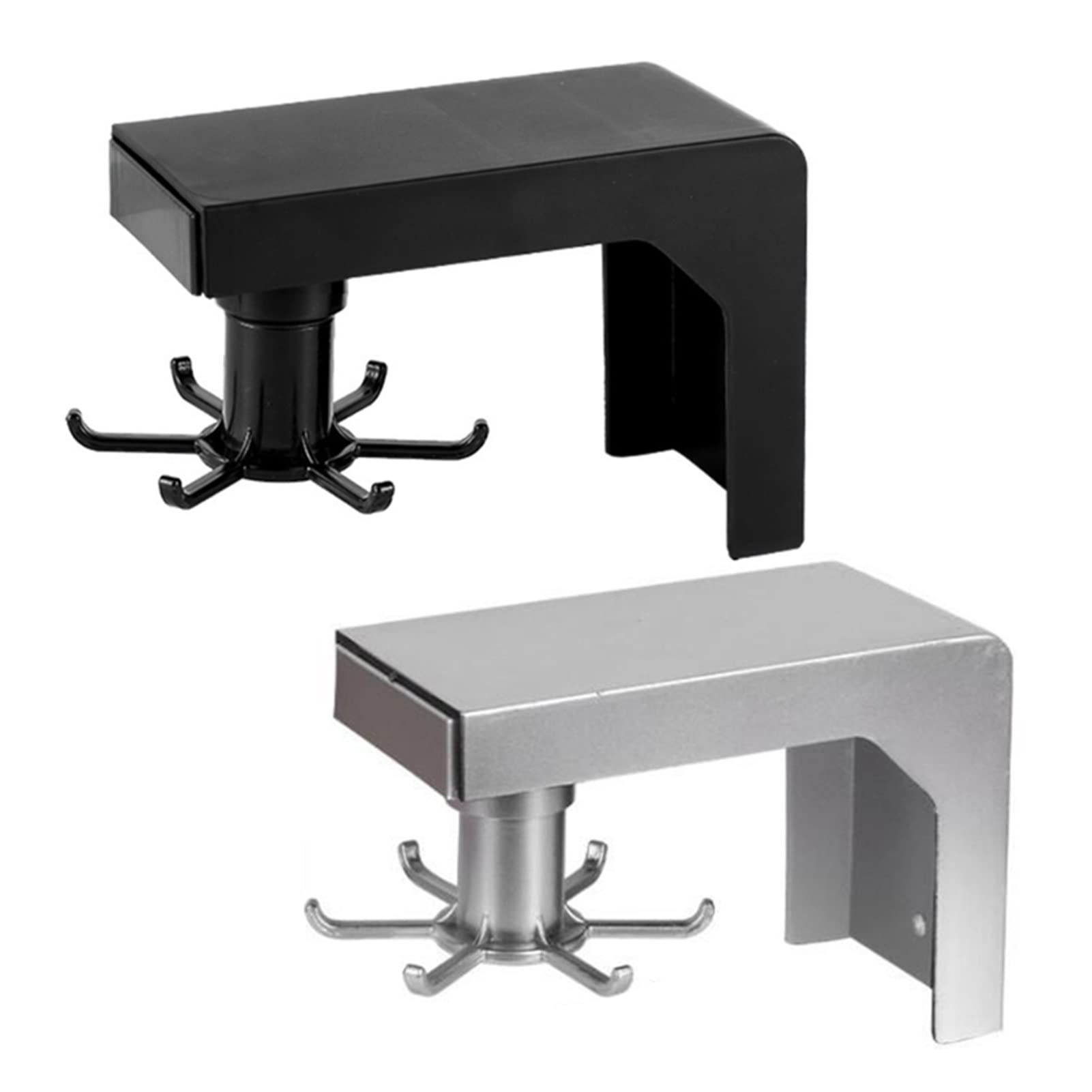 Italiano: Mensola da Cucina a Parete Scaffale Multifunzione Rack for Utensili da Cucina a Parete con 6 Ganci Rack di stoccaggio Retrattile Adatto for ristoranti familiari(Noir)