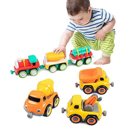 Auspint Magnetic Train Carriage Set - 6-Piece Educational Toy for Children Aged 1-3, Suitable for Birthdays
