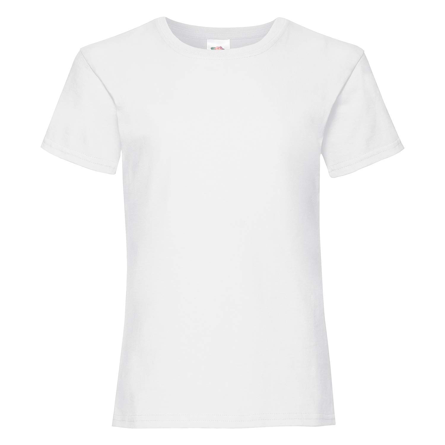 Fruit of the Loom Girls Value T-shirt White - 14/15
