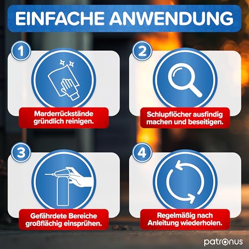 Marderspray Patronus Auto – Marderabwehr für Fahrzeuge