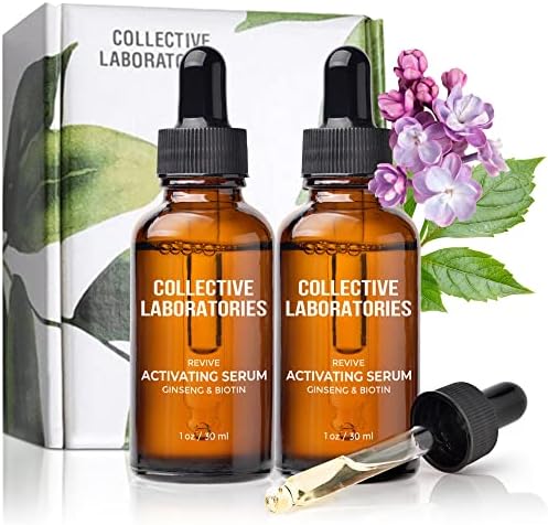 Collective Laboratories Activating Serum, Hair Growth Oil for Thinning Hair and Hair Loss, Treats the Scalp with Amino Acids, Minerals & Powerful Botanicals that Generate Hair Growth