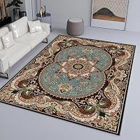 Amazon｜[L9KI6] ラグ ラグマット 約 160×230cm ペルシャ 絨毯風 幾何