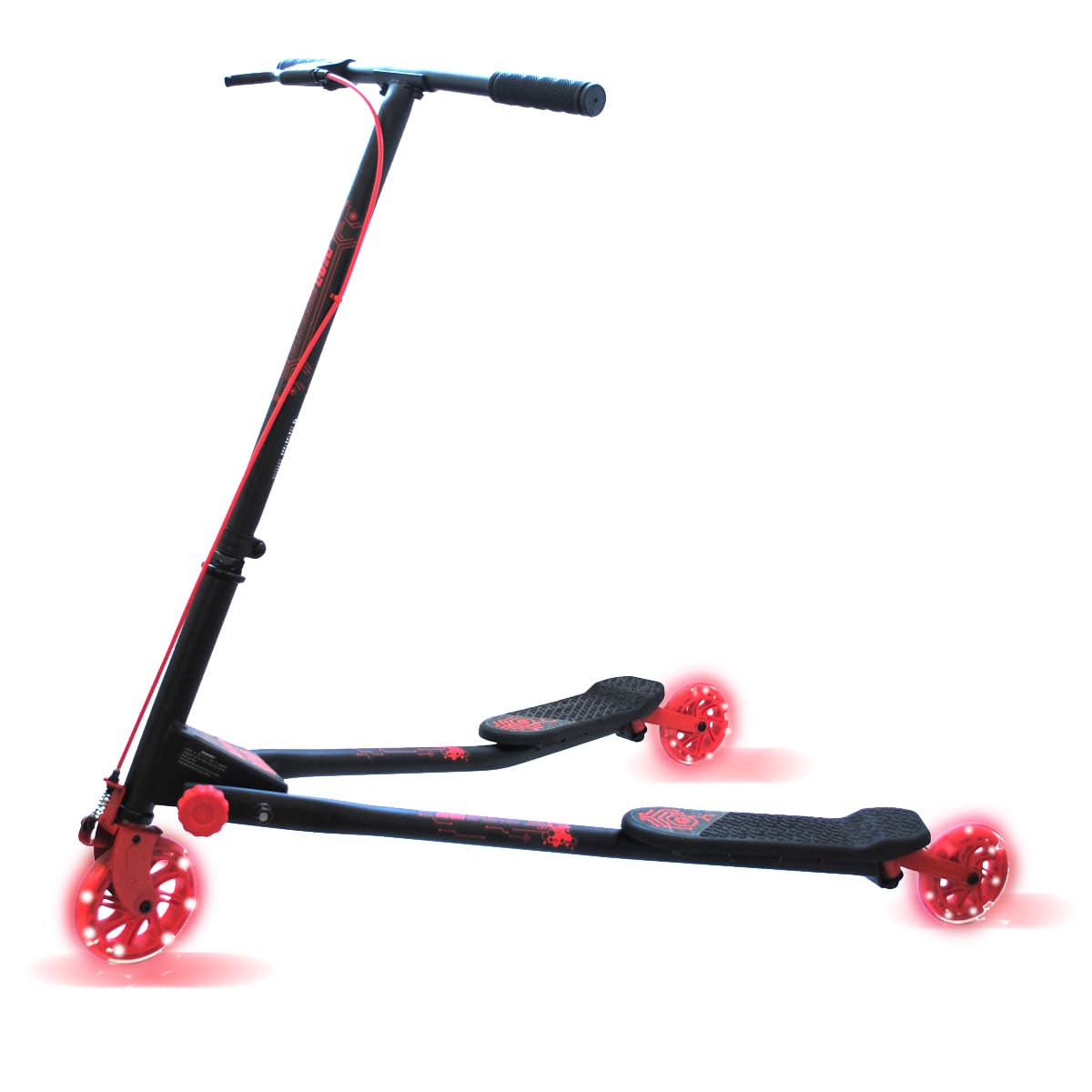 Bipatinete Scooter Luminoso 3 Rueda Neon