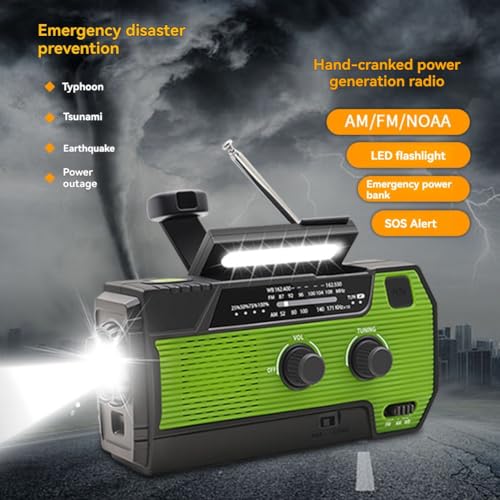 Radio d'urgence NOAA portable contre les pannes de courant au camping