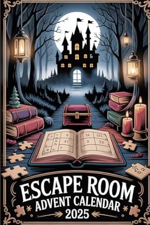 Advent Calendar 2025: Escape Room: Stocking Stuffers Game Book for Kids Advent Calendar 2025: Escape Room: Stocking Stuffers Game Book for Kids