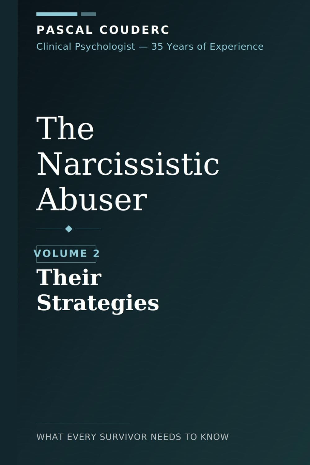 The Narcissistic Abuser: What Every Survivor Needs to Know - Volume 2: Their Strategies