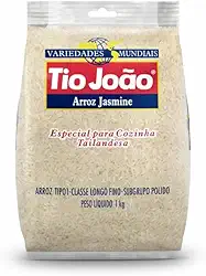 Tio João Arroz Jasmine Variedades Mundiais - 1Kg