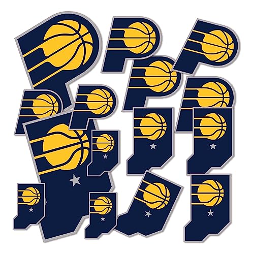 Desert Cactus Indiana Pacers Sticker NBA Officially Licensed Vinyl Decal Laptop Water Bottle Car Scrapbook (Type 1-1)