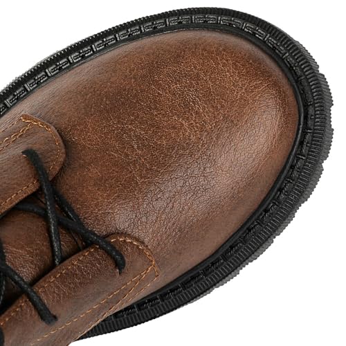 DINTAHA Lace Up Thigh High Boots Low Heel Over The Knee Platform Boots Long Knee High Boots4