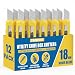 Tape King Utility Knife Box Cutters (12-Pack Bulk, 18mm Wide Blade Cutter) - Retractable, Compact, Extended Use for Heavy Duty Office, Home, Arts Crafts, Hobby for Cutting Boxes, Cartons, Cardboard