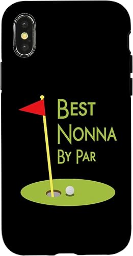 Miniatura 1 de iPhone XXS Best Nonna By Par Golf Theme For Golfing Nonna Golfer Case
