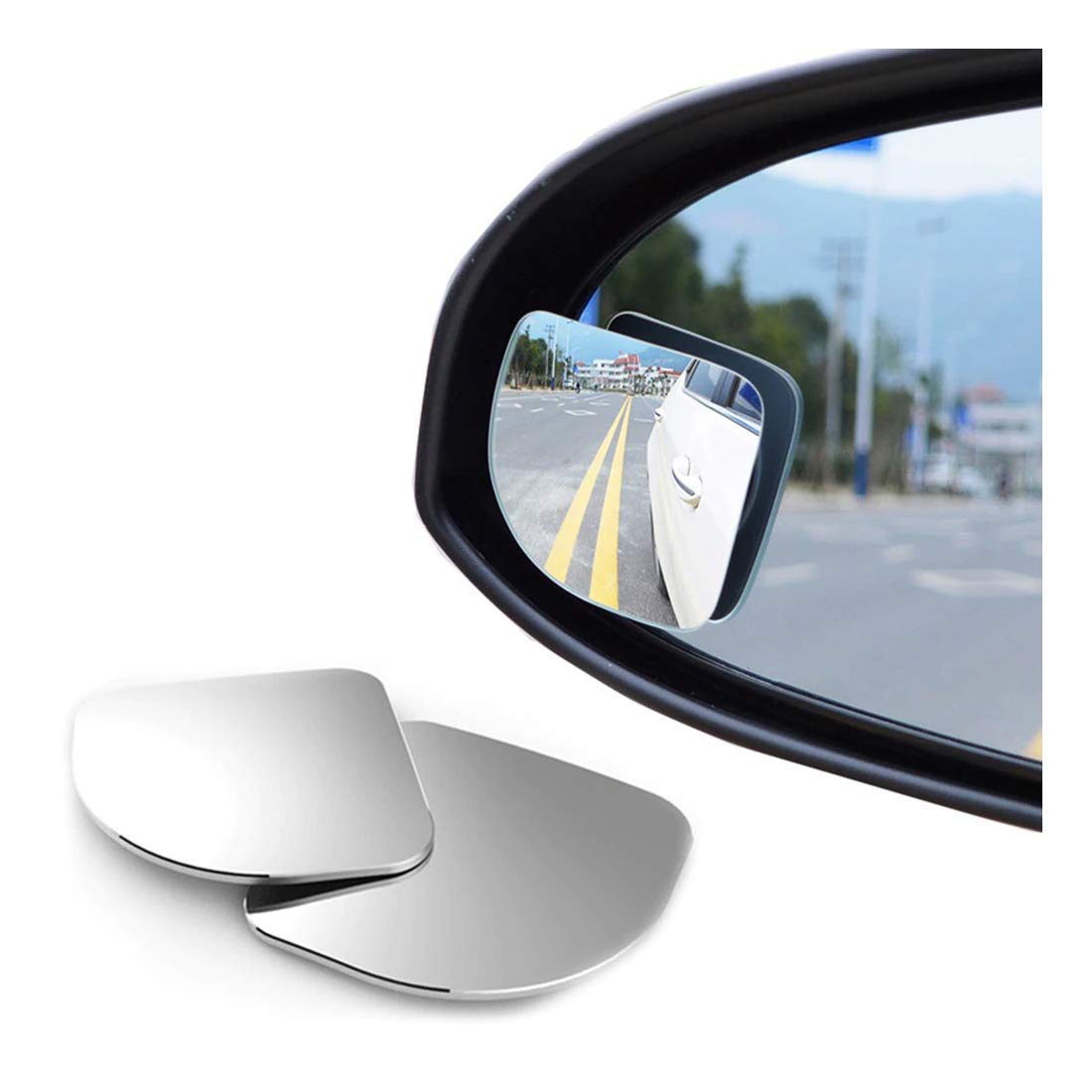 Allure Auto® Car 3R Blind Spot Mirror Triangle Shape,Set of 2PCS for Hyundai I20