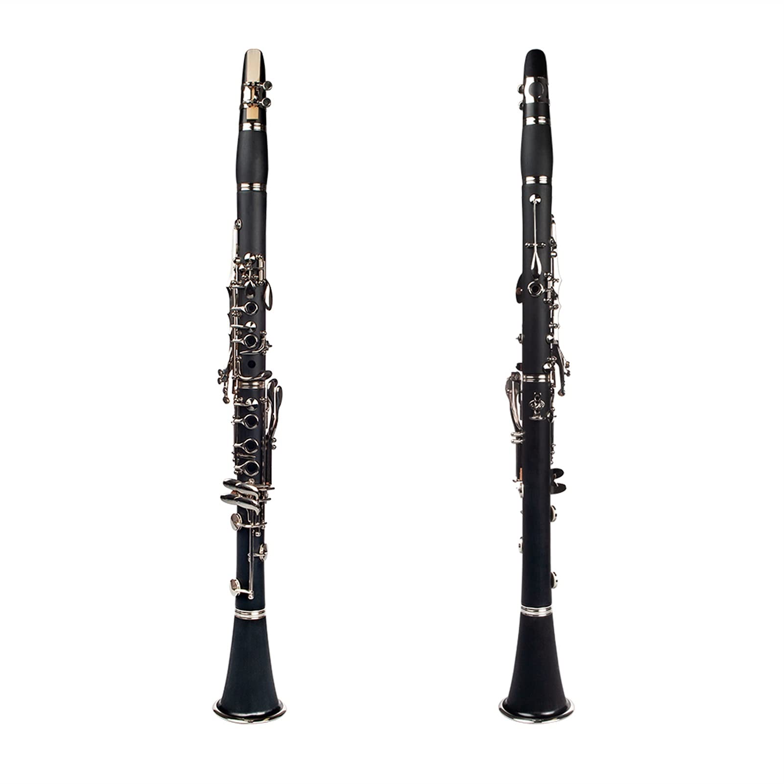 B Flache Klarinette 17 Nickelschlüssel Für Anfänger Student Standard Klarinette Set Mit Klarinettenschiffen Korkfett Tragetasche Professionelle Klarinette