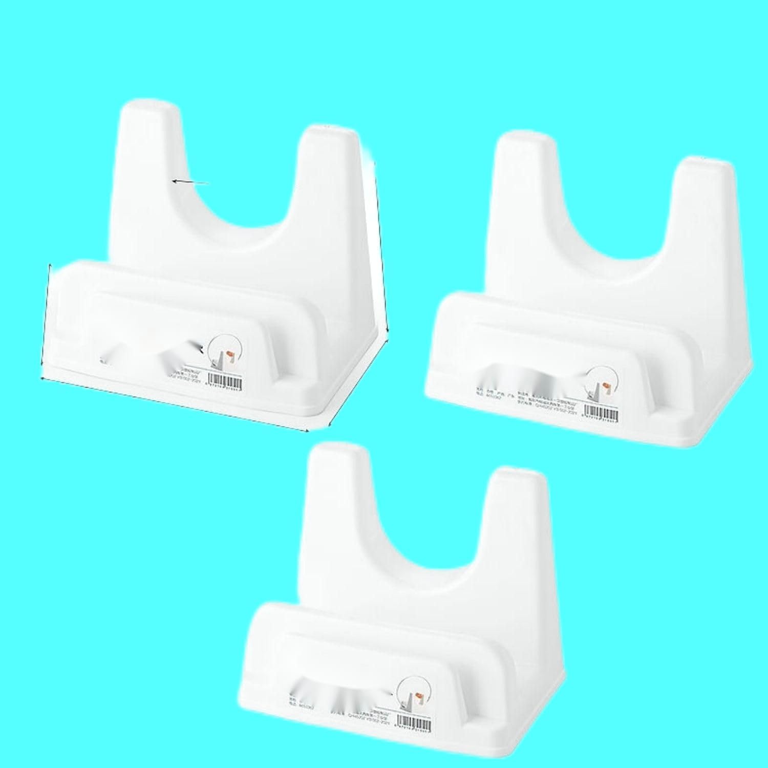 放锅盖架子台面神器砧板厨房锅盖架塑料支架置物架 Under Sink Storage for Kitchen Bathroom Cabinet,菜板放置收纳架 Multifunctional Storage Shelves for Kitchen Living Room Office,-3只装更划算