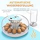 M12 Inkubator für Eier - Brutautomat Vollautomatisch mit Eier Wenden, Temperatur & Luftfeuchtigkeitskontrolle, transparenter 360° Deckel, Brutkasten Hühner, Brutmaschine Vollautomatisch 12-24 Eier
