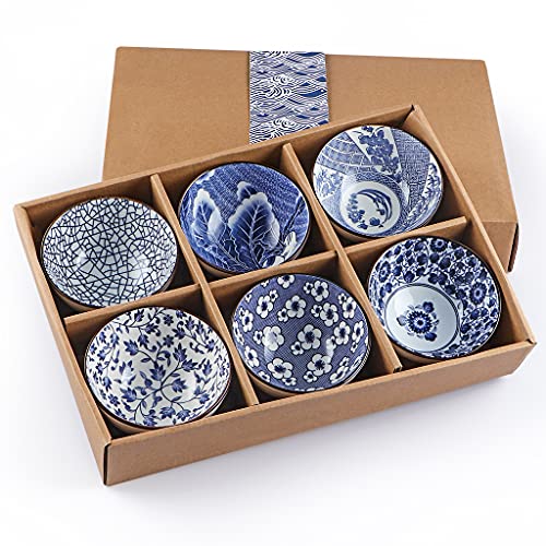 Skelang Cuencos de cerámica, cuencos de cerámica japonesa con caja de regalo,...