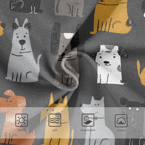 Girls Underwear Soft Cotton Dogs Cartoon Kids Panties in Sizes 2/3t, 4t, 5t, 6 and 83