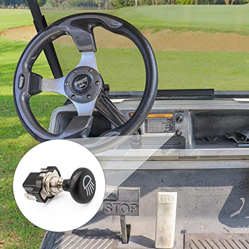 Universal 12V Car Push Pull Headlight Switch Button,For Golf Cart Club Car Ezgo Yamaha #TOP2