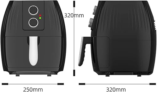 Miniatura 8 de Freidora de aire de tamaño familiar de 55 L freidora eléctrica de 1300 W para cocina saludable sin aceite y baja en grasa freidora de aire caliente