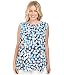 NYDJ Women's Plus-Size Sleeveless Henley Blouse