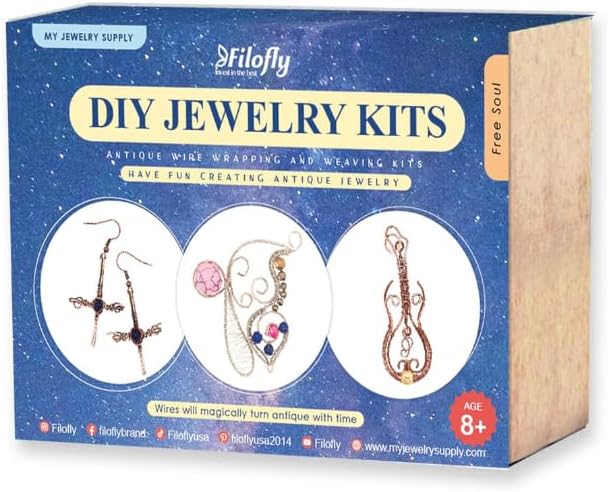 Filofly DIY Jewelry Making Kit 002, Spirit of Nature, Wire Wrapping Kits