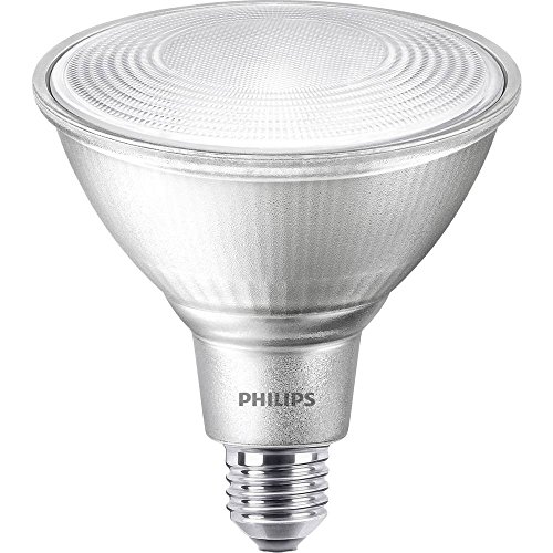 Philips 8718696713525 A+, LED Classic 60W PAR38 WW 25D ND Srt/4, Glas, 9 watts, E27, klar, 12.2 x 12.2 x 1.34 cm